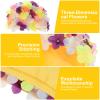 BESPORTBLE Swim Hats for Women Flower Swim Cap Swim Hat Lovely Portable Stylish Charming Pearls Three- Dimensional Petals Vacation Accessories for Women Size L Bathing Caps for Swimming view 3
