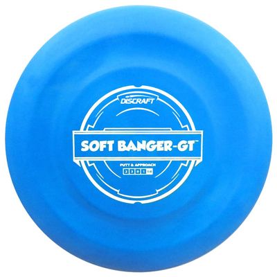 Discraft Putter Line Soft Banger GT Putt and Approach Golf Disc [Colors May Vary] - 160-166g