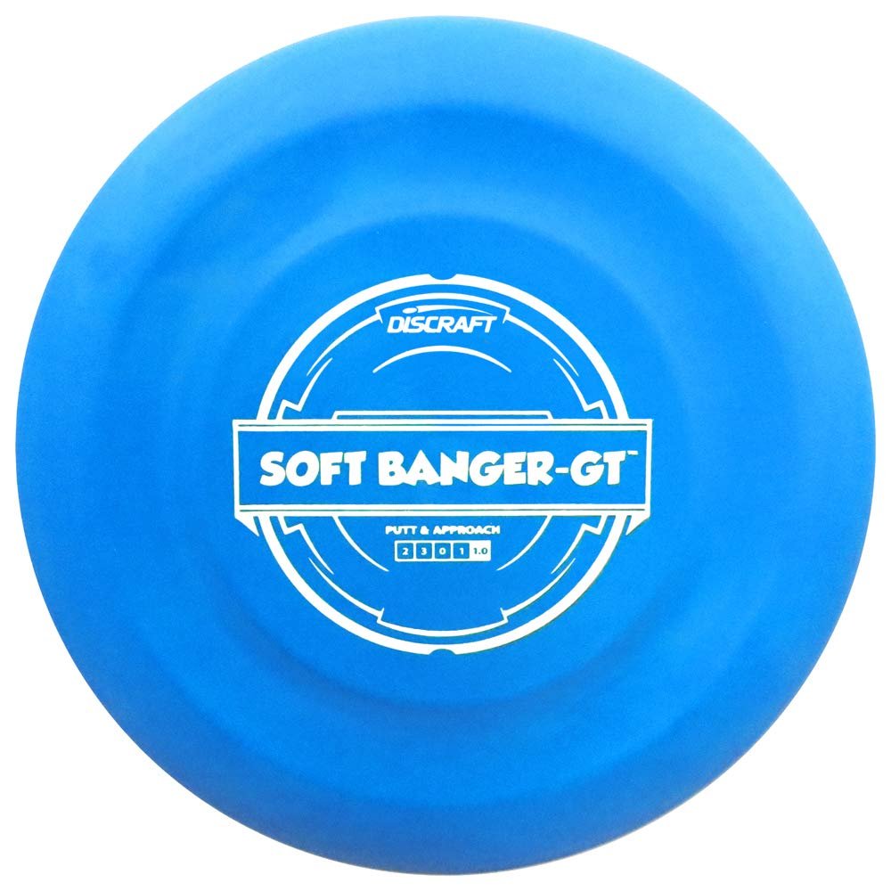 Discraft Putter Line Soft Banger GT Putt and Approach Golf Disc [Colors May Vary] - 160-166g