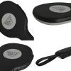 VELO. Taekwondo Kick Pad Microfiber Leather Double Kicking Durable Strike Pads Kickboxing Training Combat Sports Karate Target (Grey-Black, Pair) view 4