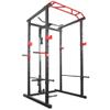 Power Cage 1000-Pound Capacity Exercise Stand Olympic Squat Cage Power Rack with LAT Pull-Down Attachment, Multi-Grip Pull-up Bar and Dip Handle for Men Women Strength Training Home Gym Equipment view 1