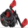 Abu Garcia Max X Low Profile Baitcast Reel, Size LP (1539734), 4 Stainless Steel Ball Bearings + 1 Roller Bearing, Synthetic Star Drag, Max of 15lb | 6.8kg, Left-Handed - Box, Multi view 1