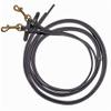 Billy Royal 3/8" Horse Work Reins with Martingale Stops | Extra Supple in Hand | Hand Rubbed and Oiled Leather | Solid Brass Bolt Snaps | Quickly Change