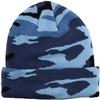Gelante Unisex Beanie Cap Knitted Warm Solid Color 2060A-BlueCamo-3PC view 2