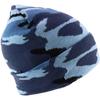 Gelante Unisex Beanie Cap Knitted Warm Solid Color 2060A-BlueCamo-3PC view 3