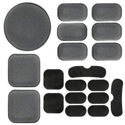AOUTACC Universal Airsoft Helmet Pads, Helmet Replacement Foam Padding Kits Set Accessories Mats for Fast/Mich/ACH/USMC/PASGT Helme(EVA Foam, Gray)