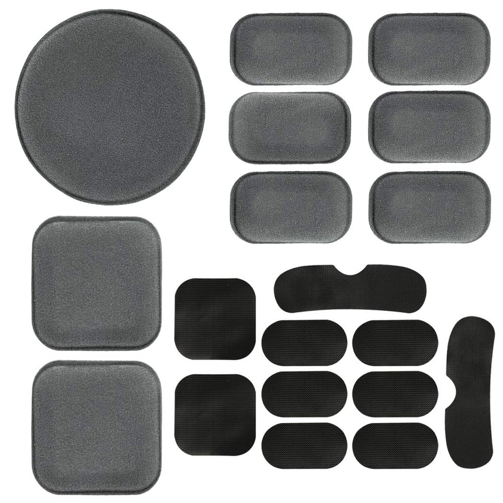 AOUTACC Universal Airsoft Helmet Pads, Helmet Replacement Foam Padding Kits Set Accessories Mats for Fast/Mich/ACH/USMC/PASGT Helme(EVA Foam, Gray)