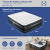 Sealy Tritech Queen Sized 20" Air Mattress Bed 2 Person w/Built-in AC Pump & Bag view 2