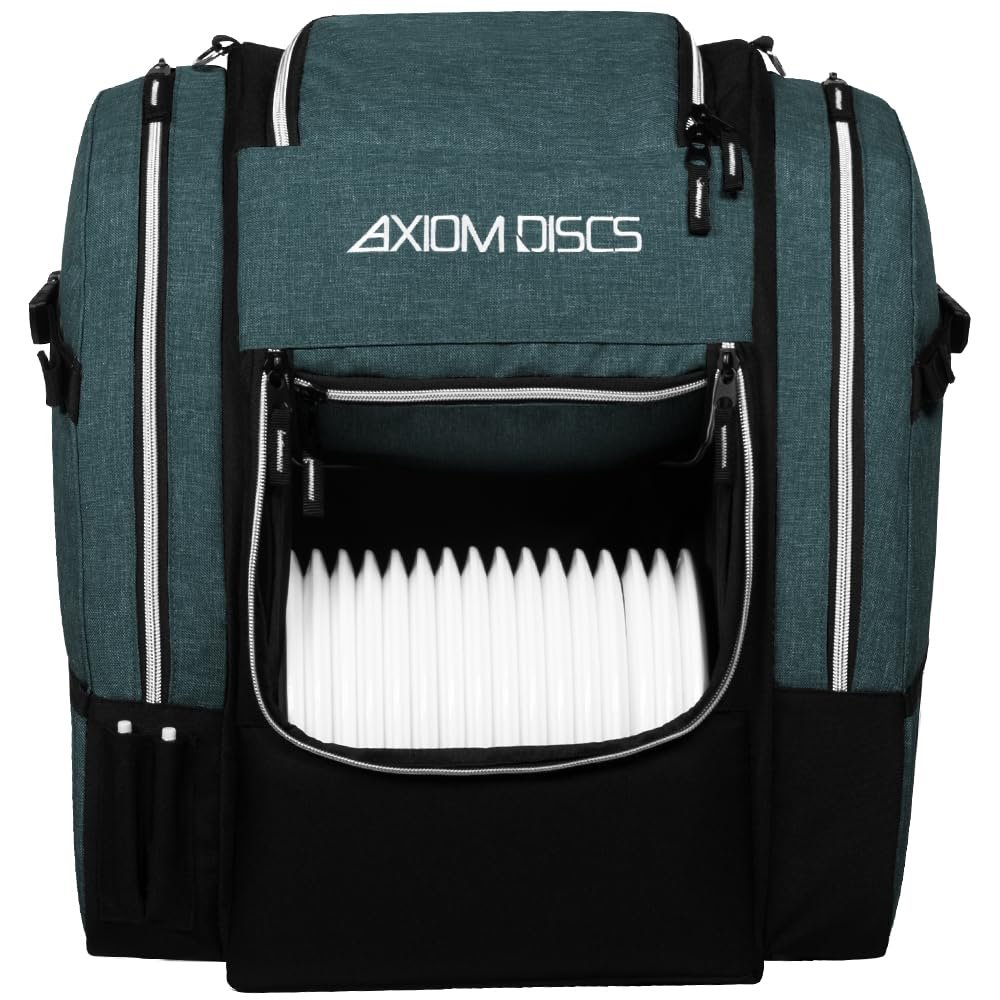 Axiom Discs Voyager Lite Backpack Disc Golf Bag (Heather Teal)