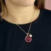 From the Heart Enterprises South Carolina Gamecocks Diana Saturn Style Necklace Jewelry Gift USC view 2