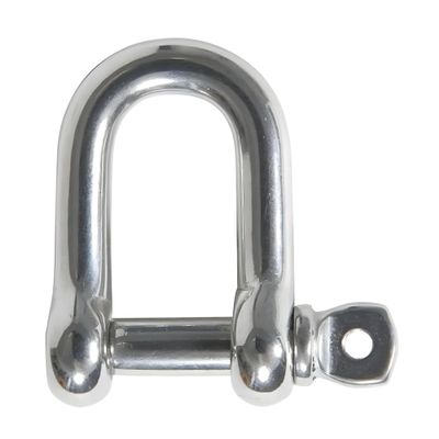 MarineNow 316 Stainless Steel D-Shackle Marine Grade Choose Size and Pack Quantity (05 mm (3/16"), 10-Pack)