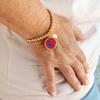 From the Heart Enterprises Ole Miss Rebels Diana Gold and Pearl Stretch Bead Bracelet Jewelry Mississippi view 2