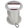 Extreme Max 3006.3462 BoatTector Solid Braid MFP Anchor Line with Thimble - 1/2" x 150', White view 1