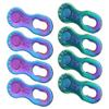 Bicycle Chain Master Link, 4 Pairs Steel Connector for 12 Speed Chains Durable Gold Colorful Silver Finish for Road Cyclists Mountain Bikers Bike Mechanics and Commuters view 3