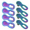 Bicycle Chain Master Link, 4 Pairs Steel Connector for 12 Speed Chains Durable Gold Colorful Silver Finish for Road Cyclists Mountain Bikers Bike Mechanics and Commuters view 4