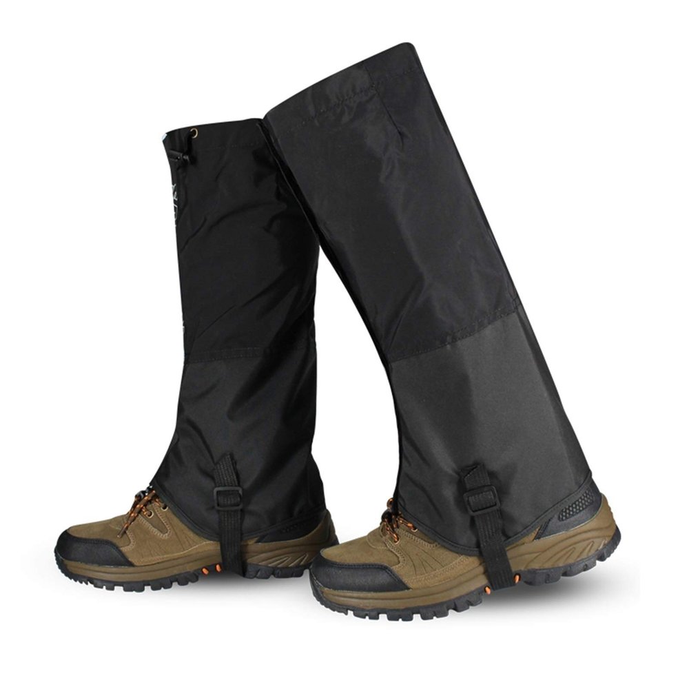 ZXFF Leg Gaiters Outdoor Waterproof Leg Gaiters Leggings, Unisex Mudguard Leg Guard Shoe Covers, Hiking Climbing Climbing Jungle Hunting (Color : A, Size : S)