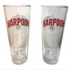 Harpoon IPA 16 oz Pint Glasses | Boston MA Windsor VT | Set of Two (2) view 1