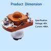 Autoparts Contactor Solenoid Replacement for Heavy Duty Golf Cart 48V MZJ-400A 400A view 3