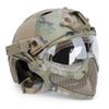 N C Tactical PJ Airsoft Fast Helmet F22, Full Face Protection with Detachable Mask and Goggles, Outdoor Riding Helmet. view 4