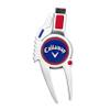 Callaway 4-in-1 Golf Divot Repair Tool, Red/White/Blue view 1
