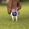 Callaway 4-in-1 Golf Divot Repair Tool, Red/White/Blue view 4