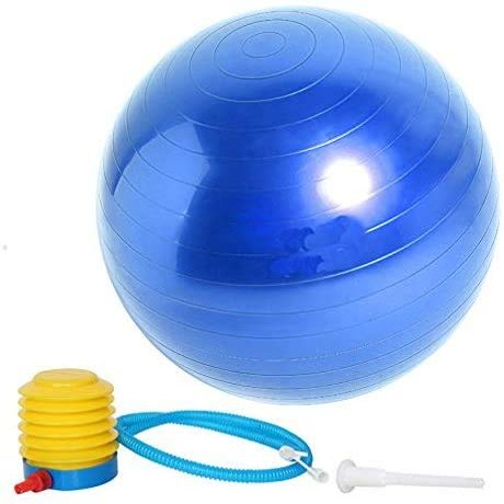 Enyee Anti-Burst Yoga Ball Thickened Stability Balance Ball Pilates Barre Physical Fitness Exercise Ball 45CM / 55CM / 65CM / 75CM Gift Air Pump