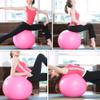 Enyee Anti-Burst Yoga Ball Thickened Stability Balance Ball Pilates Barre Physical Fitness Exercise Ball 45CM / 55CM / 65CM / 75CM Gift Air Pump view 2