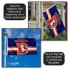 Broncos Throwback Vintage Retro 3x5 Banner Flag view 3