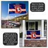 Broncos Throwback Vintage Retro 3x5 Banner Flag view 4