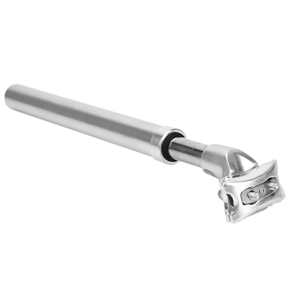 Bike Seatpost, Hydraulic Suspension Comfort for Smooth Ride Suspension Post 27.2mm 31.6mm Silver for Mountain Cyclists Road Riders Commuters Trail Adventures Urban Cycling