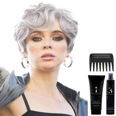 Bundle - 5 item: Max Wig by Rene Paris, Christy's Wigs Q & A Booklet, 2oz Travel Size Wig Shampoo, HD Smooth and Wide Tooth Comb - Color: Mochaccino-R