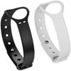 Replacement Band for Misfit Shine Wristband 2 Pcs Sport Fitness Wrist Strap Activity Bracelet with Clasp - Black and White view 1