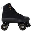 Lenexa MVP 2.0 Roller Skates for Kids and Adults | Roller Skate Shoes for Men and Women | Outdoor High-Top Sneaker Roller Shoes | Full Lace Up Ankle Support | Black (Ladies 4) view 2