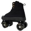 Lenexa MVP 2.0 Roller Skates for Kids and Adults | Roller Skate Shoes for Men and Women | Outdoor High-Top Sneaker Roller Shoes | Full Lace Up Ankle Support | Black (Ladies 4) view 3