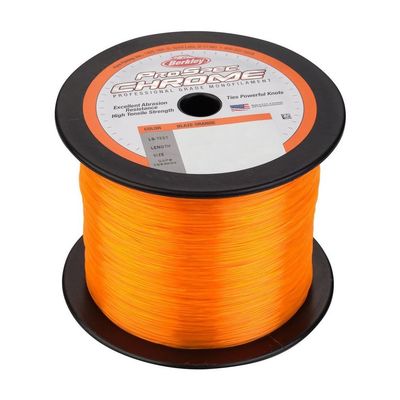 Berkley ProSpec Chrome, Blaze Orange, 50lb | 22.6kg, 3000yd | 2743m Monofilament Fishing Line, Suitable for Saltwater Environments