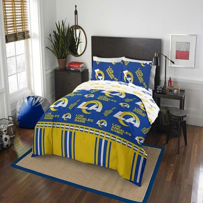 Northwest NFL Los Angeles Rams Bed in a Bag Set, Queen, Rotary Legacy