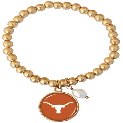 From the Heart Enterprises Texas Longhorns Diana Stretch Bead Bracelet Jewelry UT