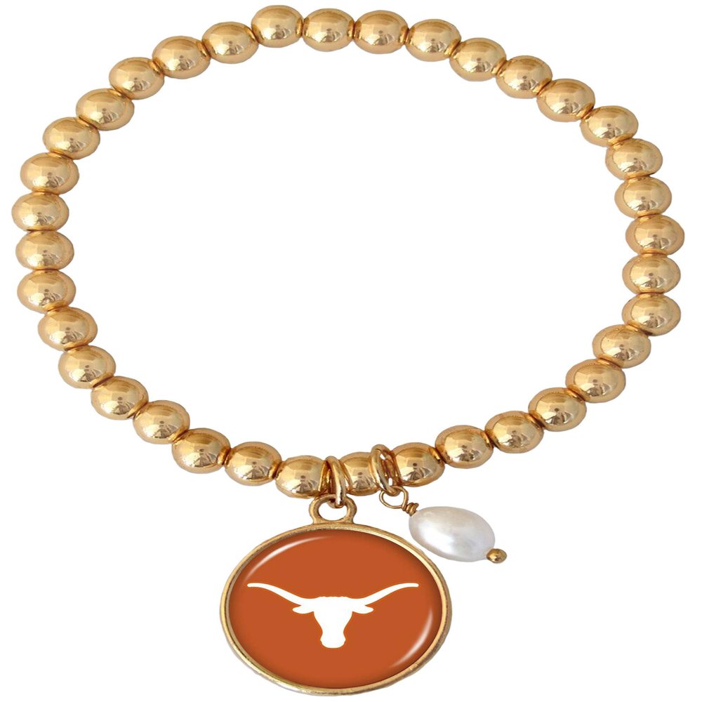 From the Heart Enterprises Texas Longhorns Diana Stretch Bead Bracelet Jewelry UT