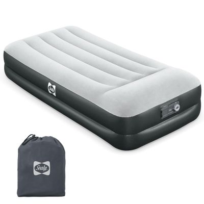 Sealy Tritech 16 Inflatable Air Mattress Bed with Built-in Pump, Storage Bag, and Repair Patch for Indoor and Outdoor Use, Twin