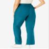Woman Within Plus Size Tall The Boardwalk Pant - 14 T, Black view 4