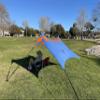 Neso Sidelines 1 Sports Tent - Lightweight and Portable Sun Shelter and Shade Tent for Outdoor Activities - Patented Reinforced Corners - UPF 50+ Sun Protection - 5.5 ft Tall, 7 x 4.5 ft - Checkers view 2