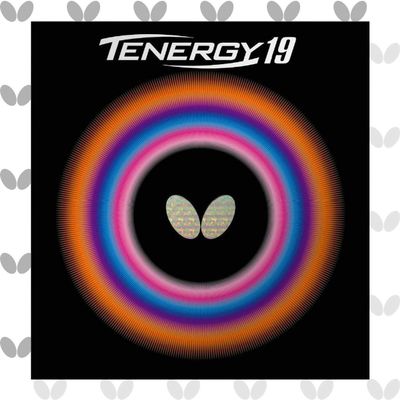 Butterfly Tenergy 19 Table Tennis Rubber - Professional Table Tennis Rubber - Available in 1.7 mm, 1.9 mm, or 2.1 mm Sponge - Red or Black - 1 Table Tennis Rubber Sheet