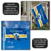 Chargers Throwback Vintage Retro 3x5 Banner Flag view 3