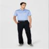 Callaway Men's Fine Line Stripe Short Sleeve Stretch Golf Polo, Moisture-Wicking, Sun Protection (Available in Big & Tall), Marina, XX-Large view 2