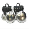 Egg Weights Adjustable Dumbbell 7.0 lbs Set Stainless Steel Hand Weights with Anti-Slip Silicone Rubber Finger Loop for Training, Boxing, and Workout for Men and Women - 2 Dumbbells, 3.5 lbs Each Hand view 3