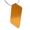 Flybloom Aluminum Luggage Tags Travel Suitcase Bag Baggage Tag(Golden) view 3