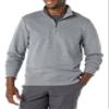 Amazon Essentials Men's Long-Sleeve Quarter-Zip Pullover Fleece Sweatshirt, Medium Grey Heather, Medium view 1