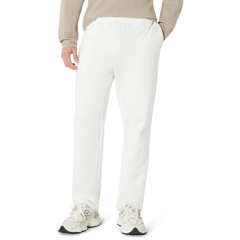Amazon Essentials Men's Fleece Open Bottom Sweatpant (Available in Big & Tall), Pale Grey, X-Small