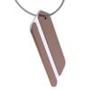 Flybloom Aluminum Luggage Tags Travel Suitcase Bag Baggage Tag(Brown) view 4