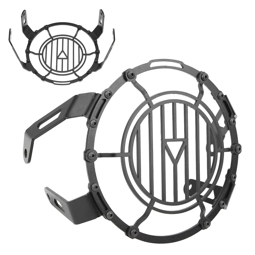 Yctze Motorcycle Headlight Guard 5Pcs Headlight Guard Kit Front Headlight Guard Cover Guard Grille Protector Headlamp Guard Headlight Grille Cover Fit for 900/ Scrambler
